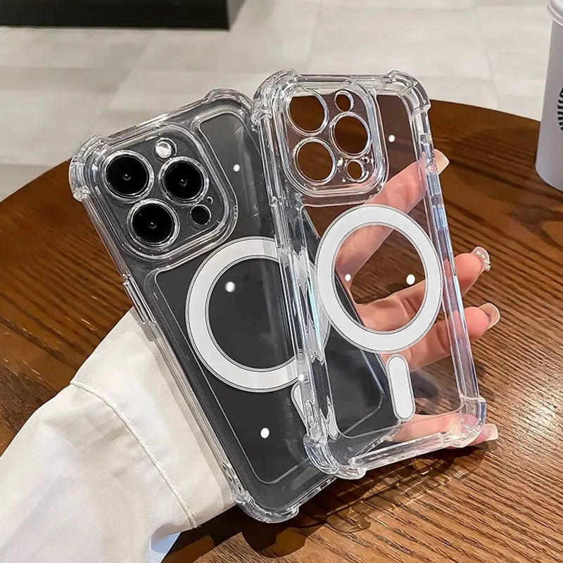 Luxus Magnet Magsafe Hülle iPhone 11–16 Pro Max