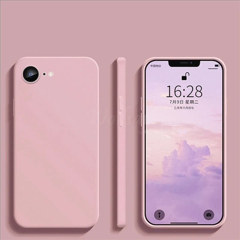 iPhone 16e Silikonhülle Flüssig Gummi