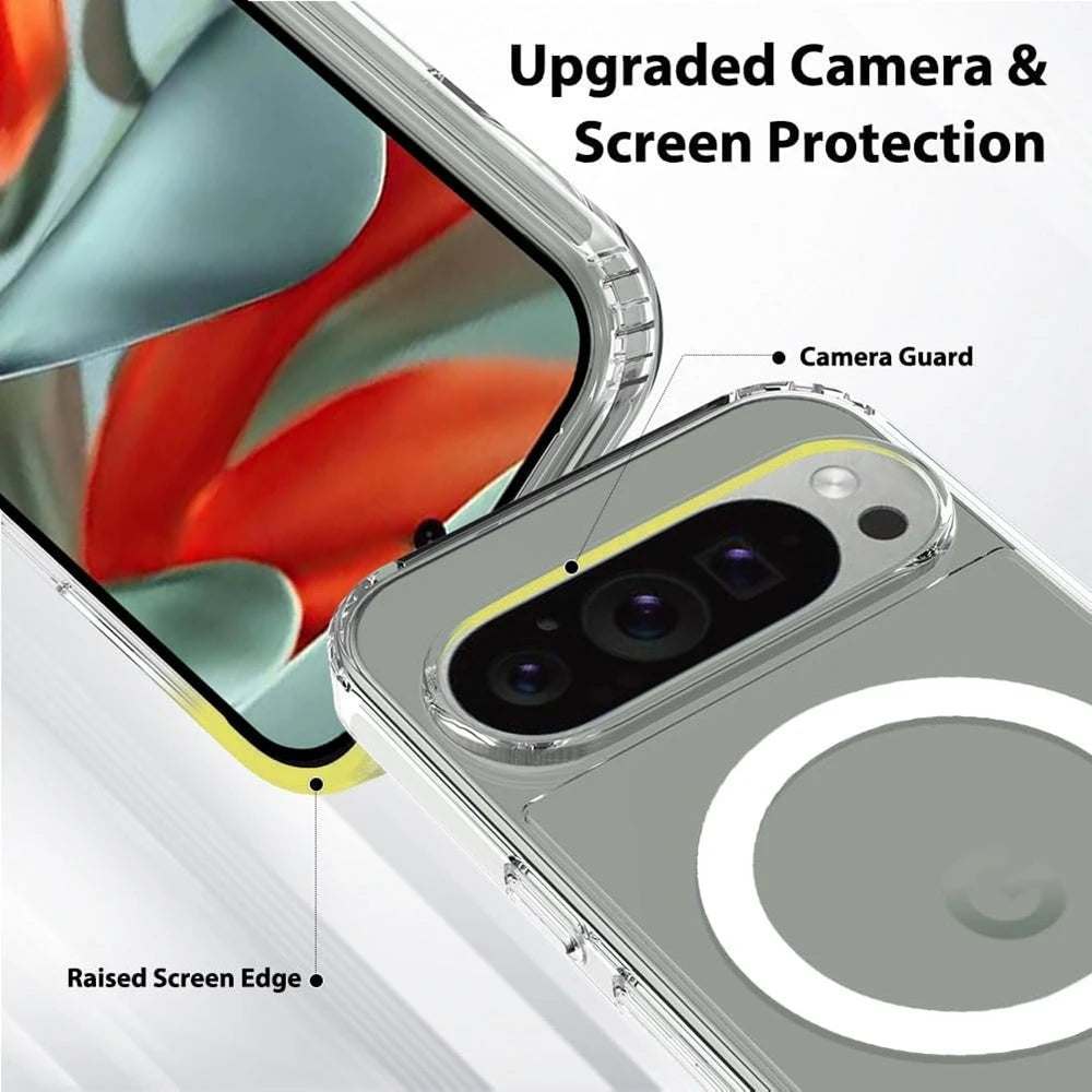 Transparente Magsafe Magnet-Hülle Pixel