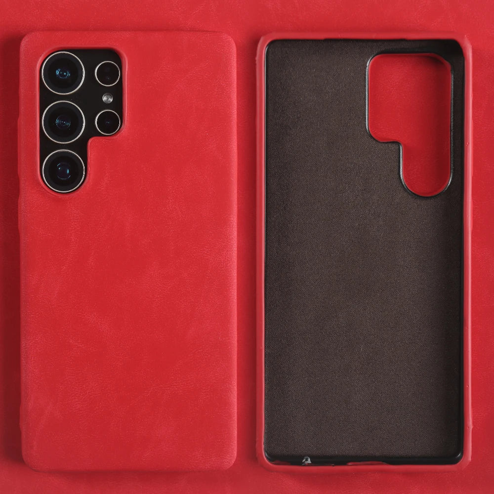 Luxuriöse Lederhülle für Samsung Galaxy Modelle