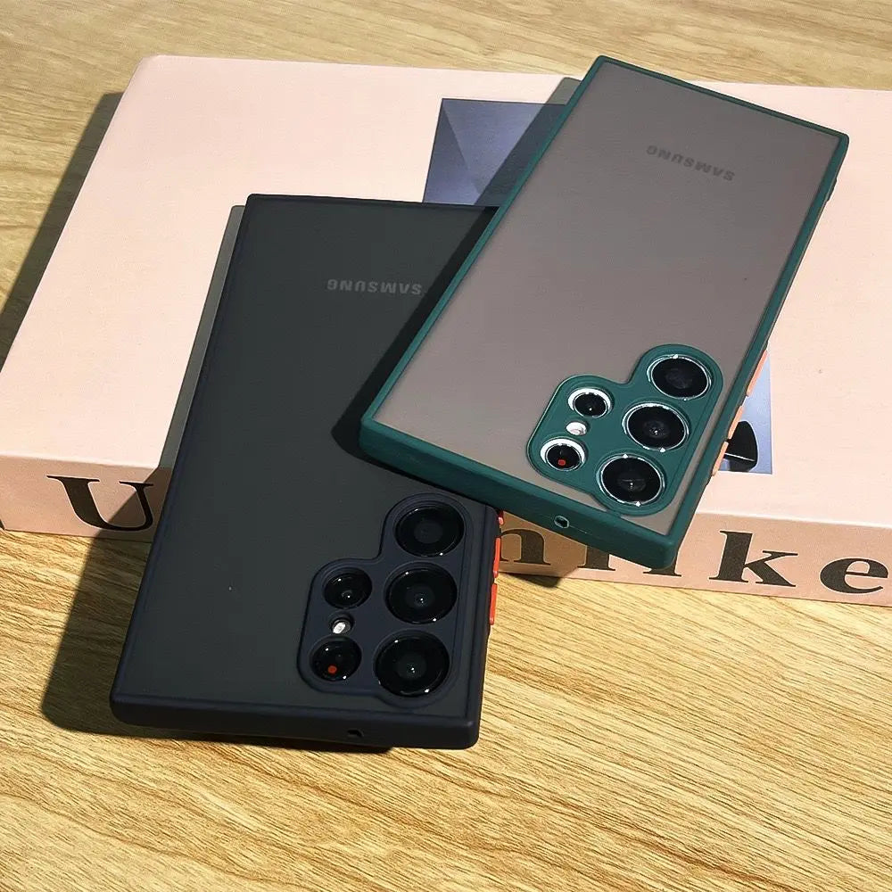 Stoßfeste Matte Hülle für Samsung Galaxy S25