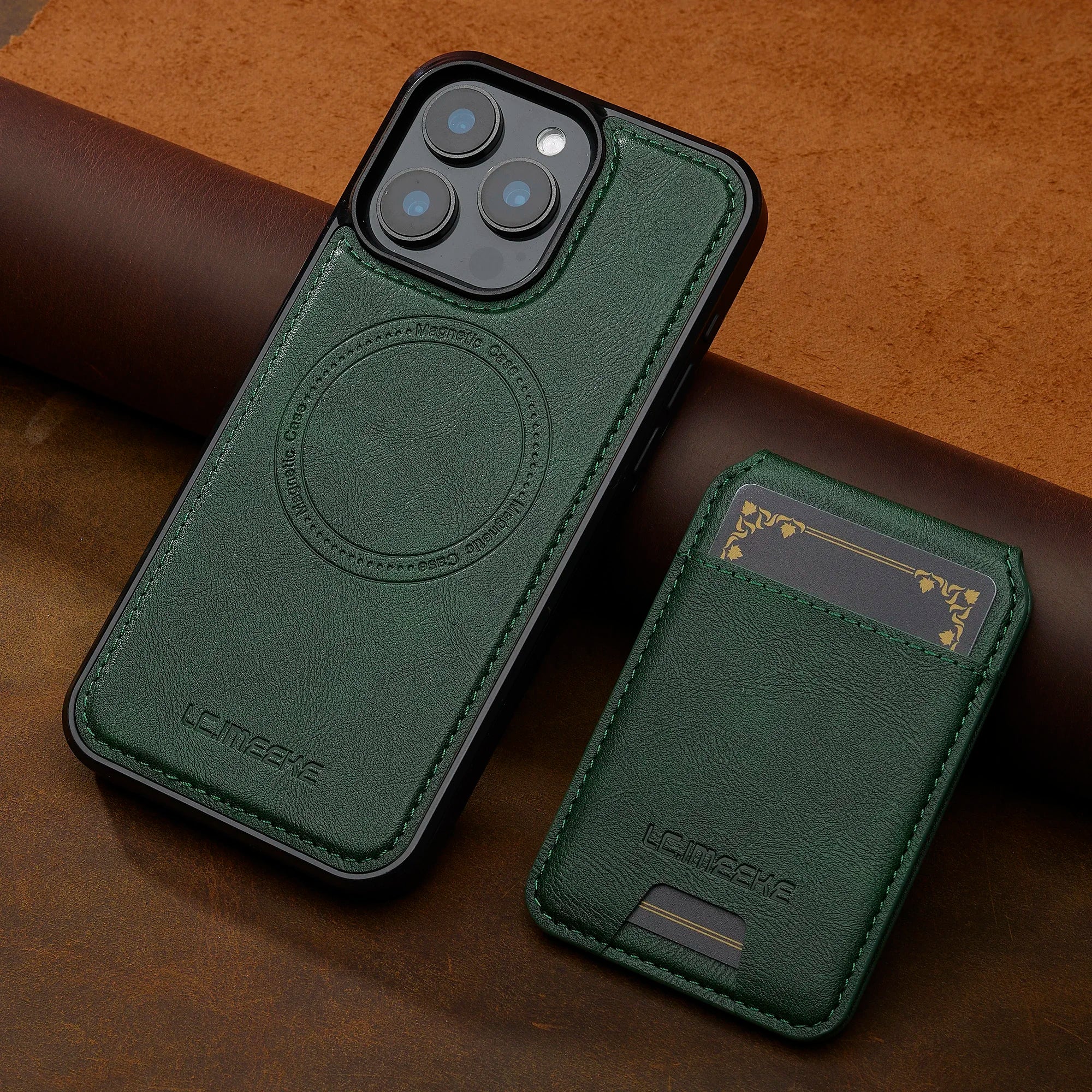 2-in-1 Lederhülle für iPhone 17 mit Kartenfach