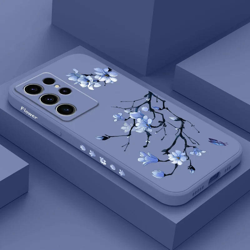 Blooming Orchidee Hülle Samsung Galaxy S25 Ultra