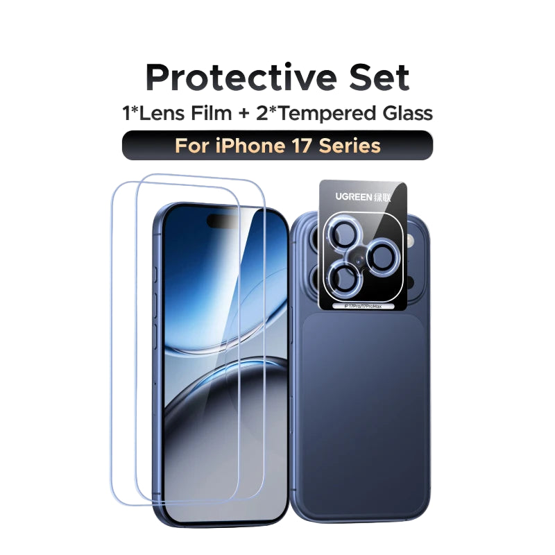 Vollschutz Panzerglas für iPhone 17 Pro Max