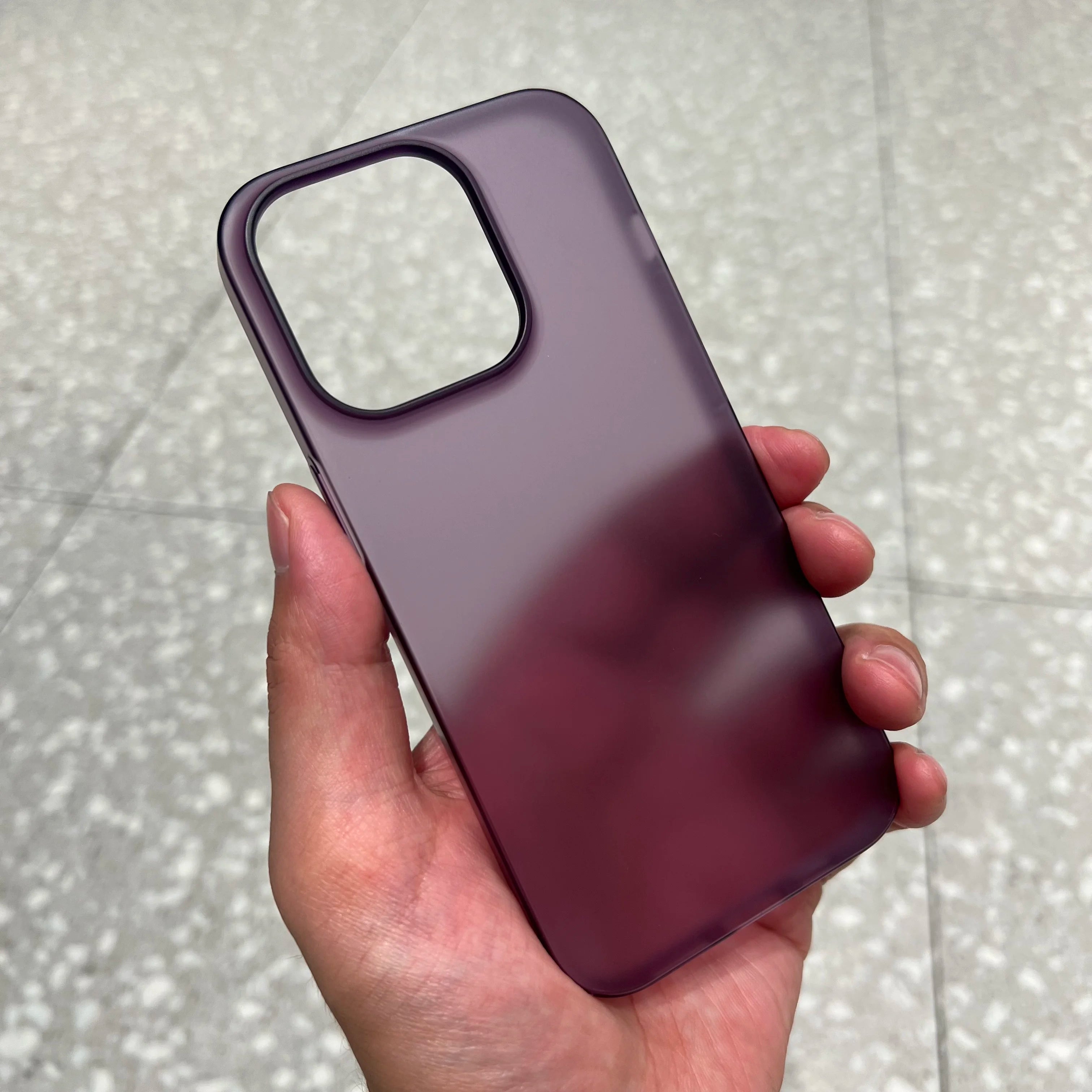 Ultradünne matte iPhone Hülle 11–16 Pro Max