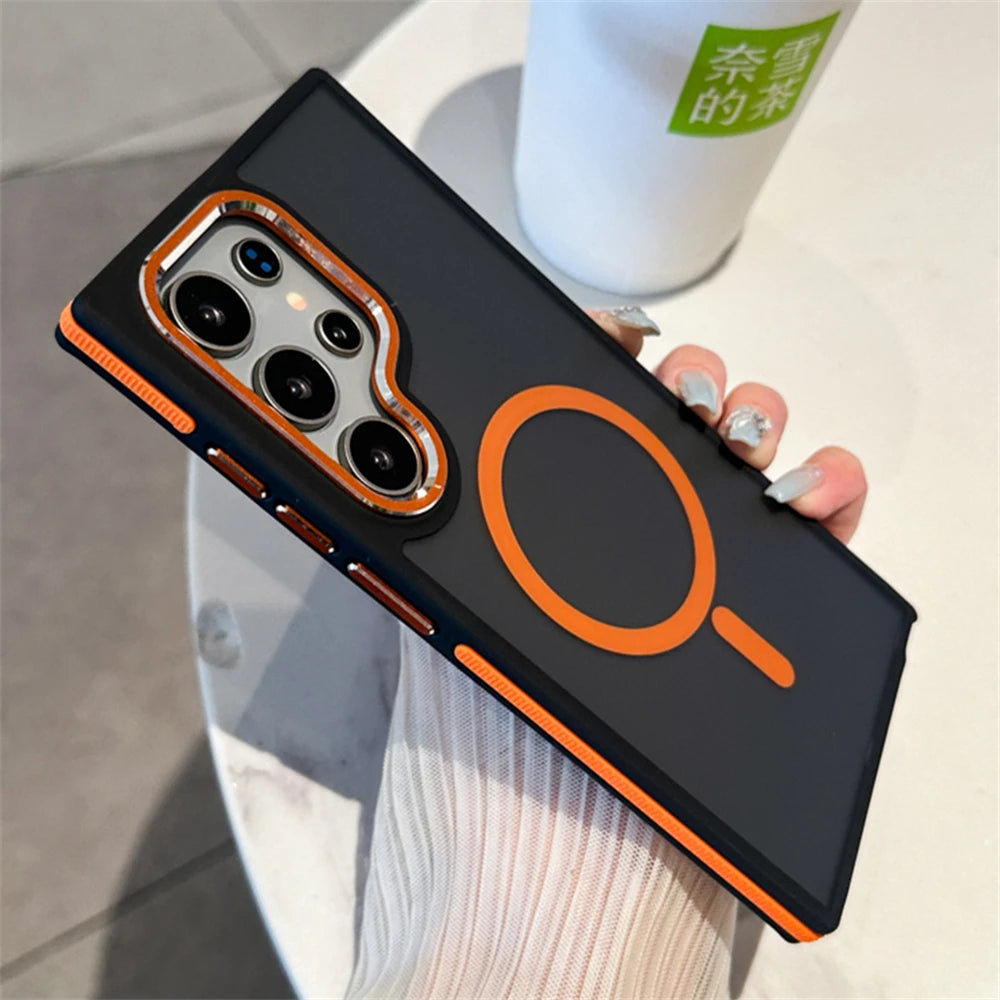 Luxus Magnetische Hülle für Samsung Galaxy