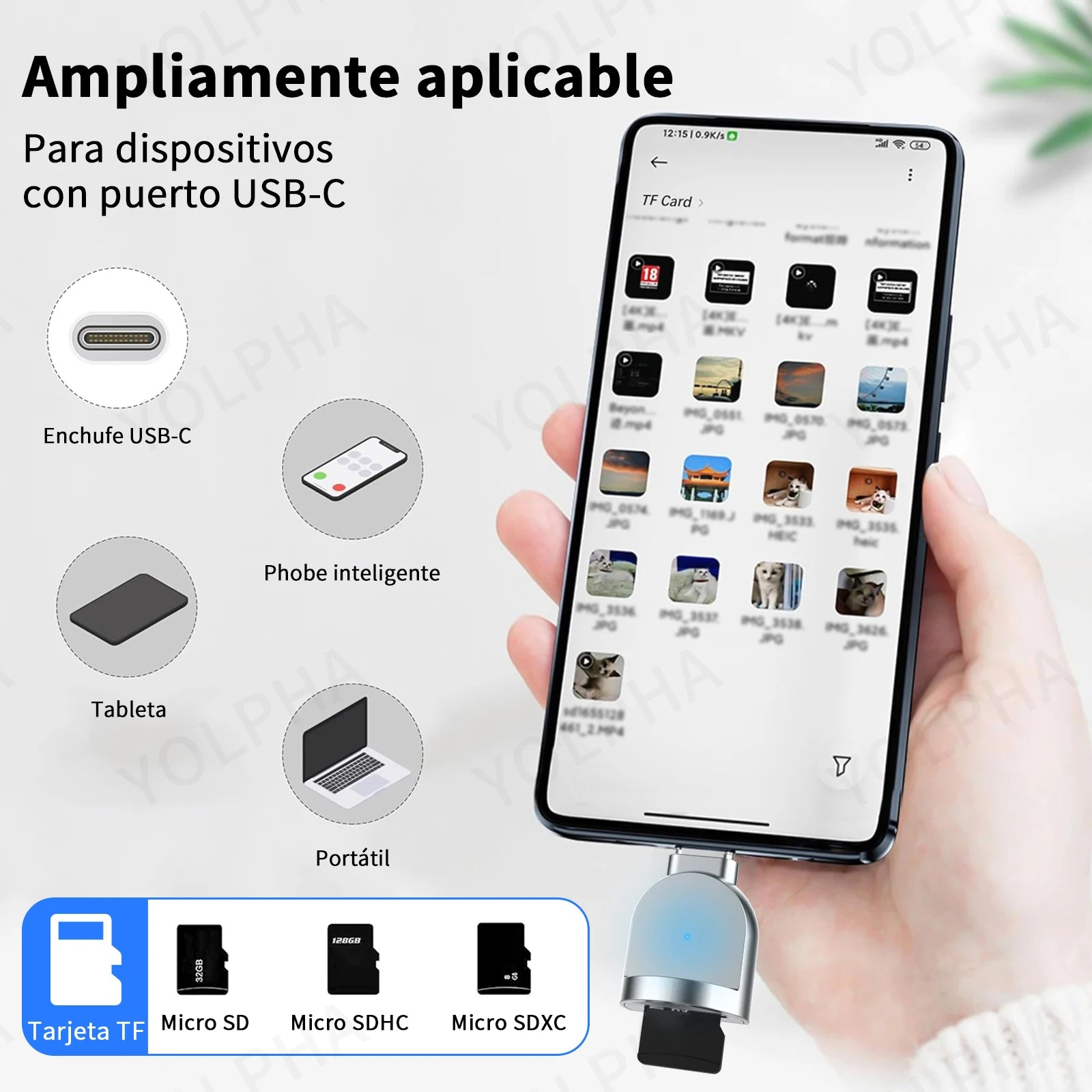 Typ-C USB TF Micro-SD Kartenleser Adapter