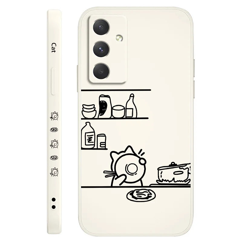 Cute Cat Phone Case for Samsung Galaxy Series