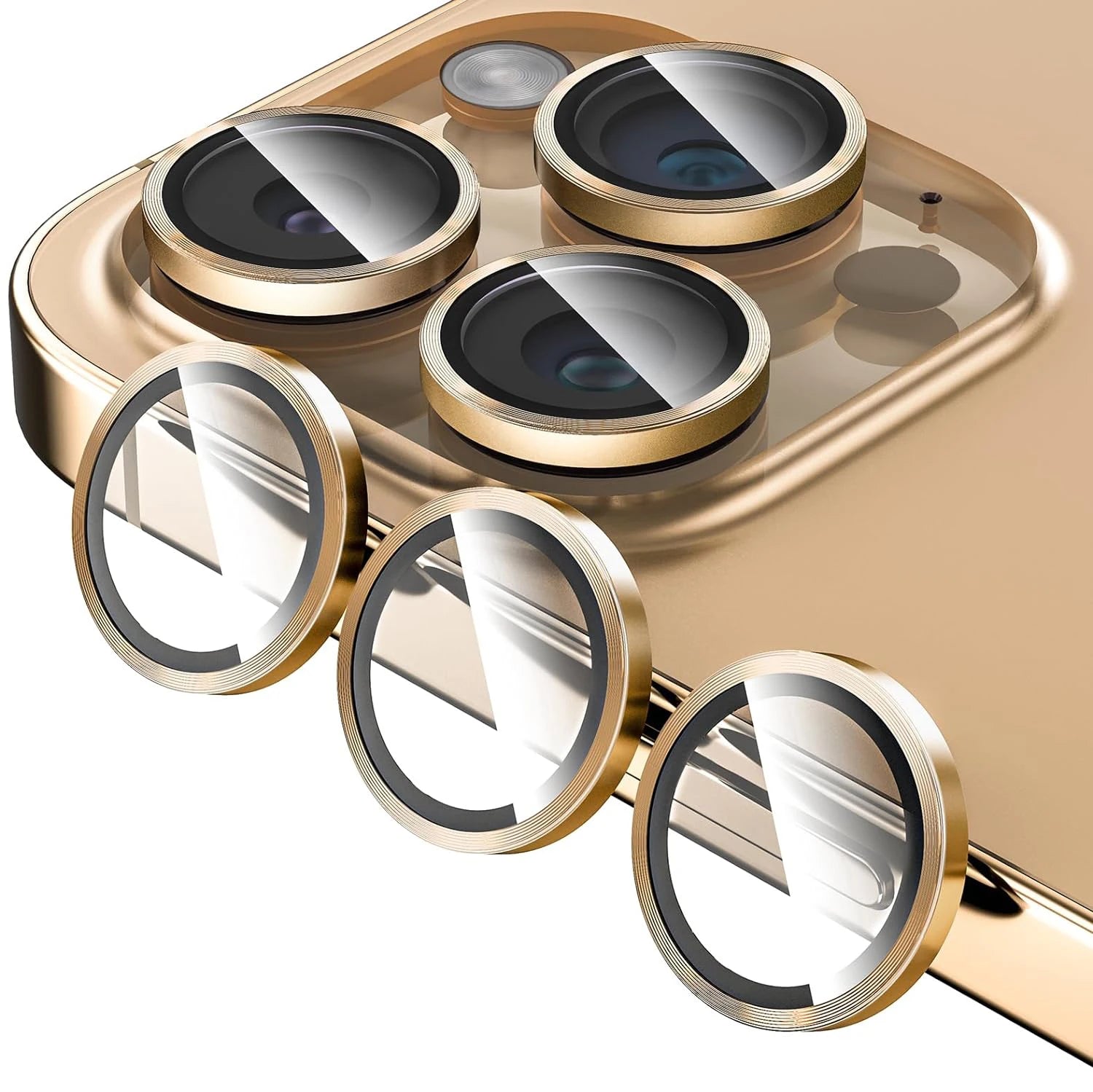 Glitzer-Diamant Kameraobjektivschutz für iPhone – NYFundas