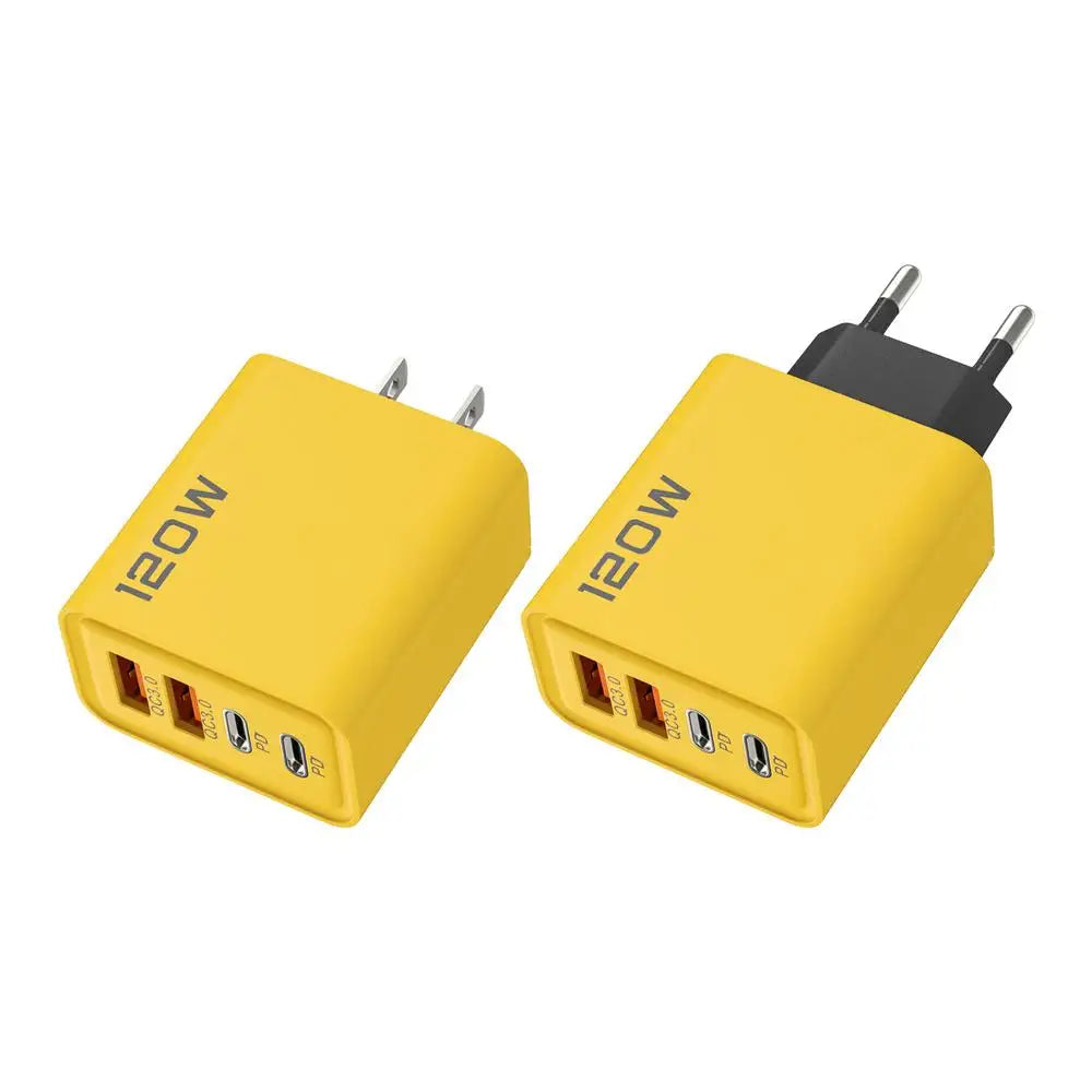 120W USB-Schnellladegerät mit 4 Anschlüssen