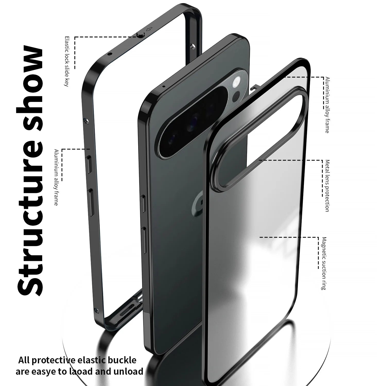 Aluminium Hülle für Google Pixel 10 Pro XL