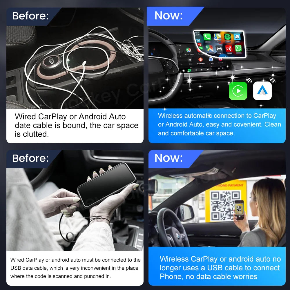 CarlinKit 5.0 & 4.0 Wireless CarPlay Android Auto