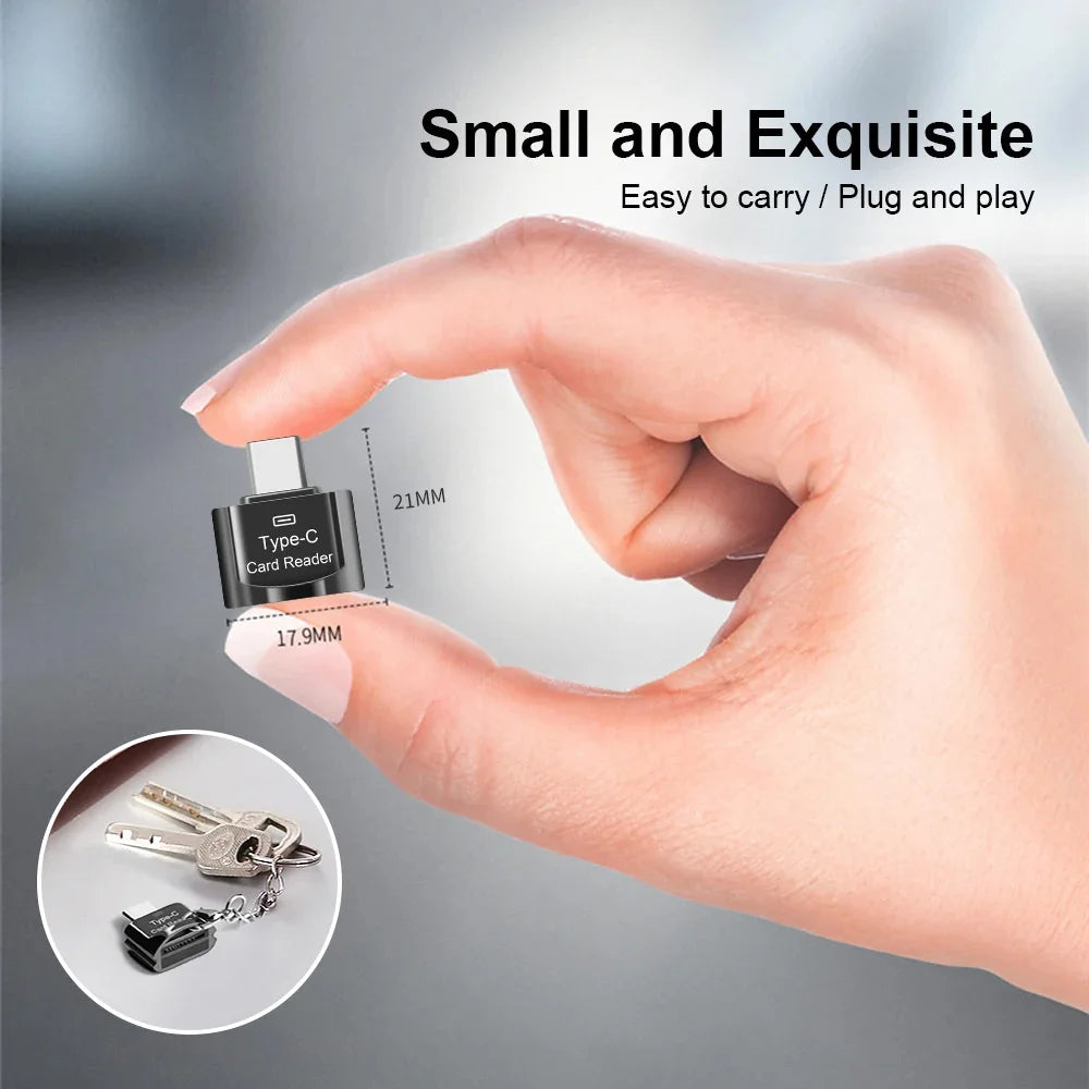 USB 3.0 Typ C Kartenleser für iPhone & Android
