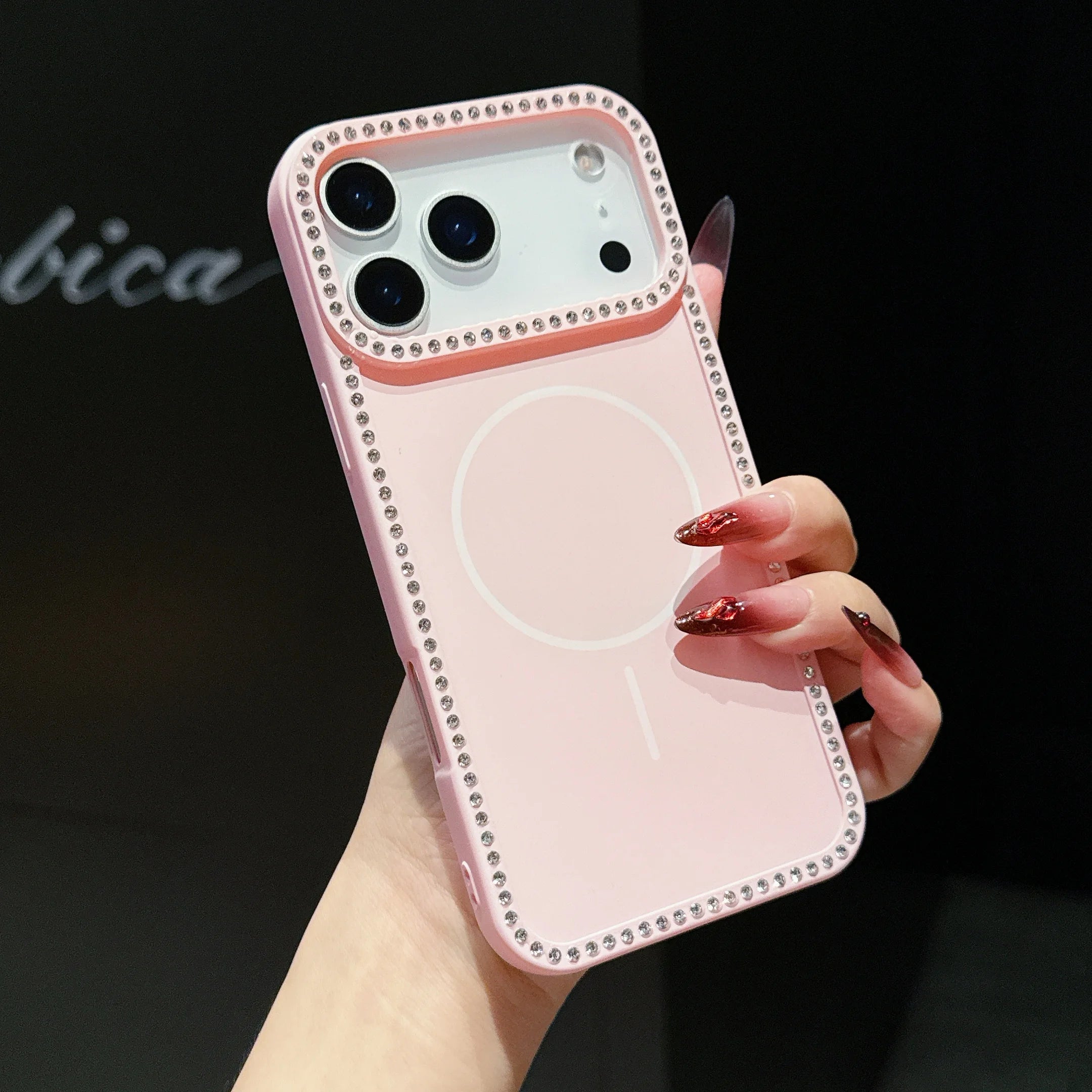 Magnetische Glitzer Hülle für iPhone 17 Pro Max