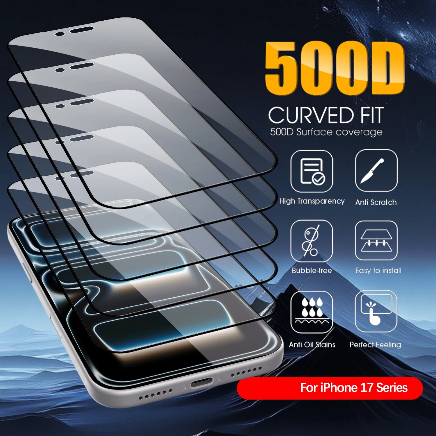 Mattes Keramik Schutzfilm für iPhone 17 Serie