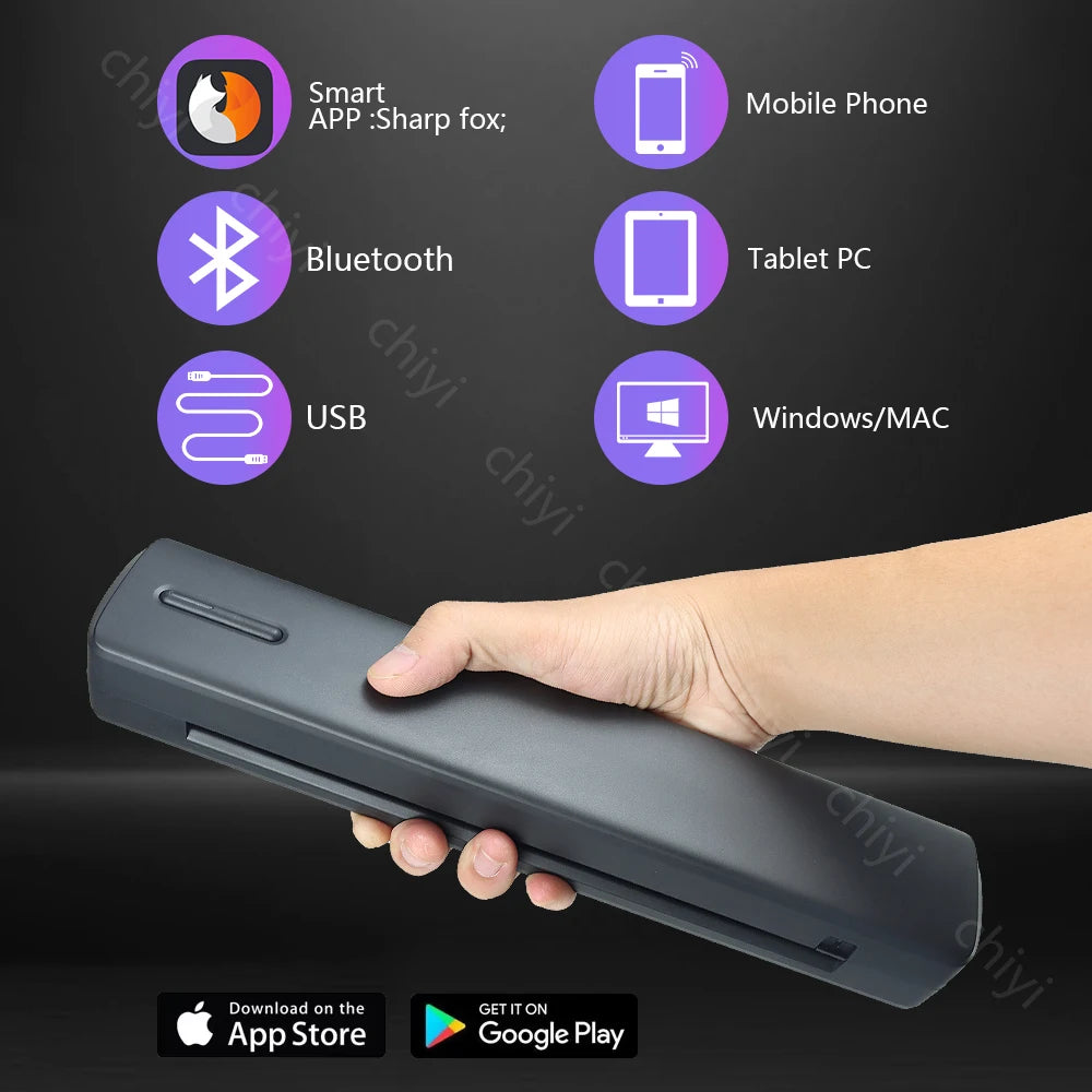 C80 Tattoo Schablonendrucker kabellos A4 Thermodruck