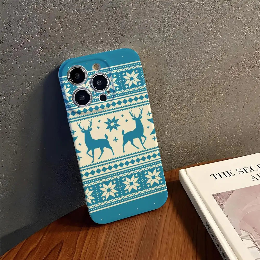 Weihnachtsstreifen Hülle für iPhone 17 & 16