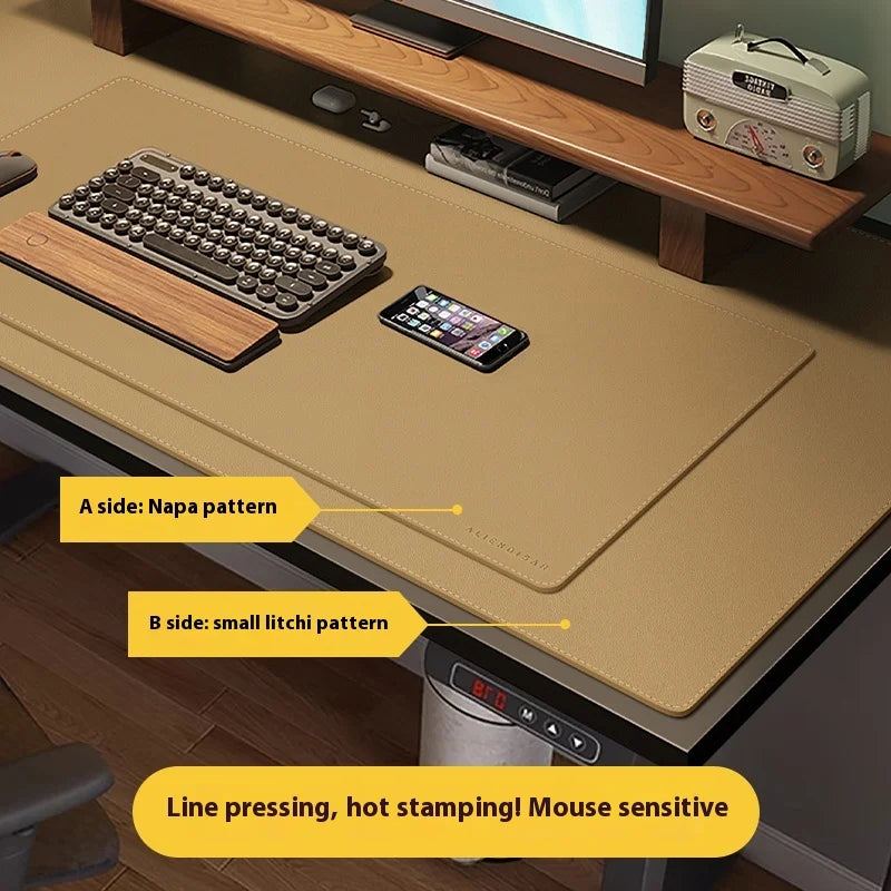 Großes Leder Mauspad Büro