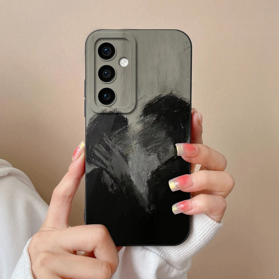 Leopardenmuster Silikonhülle mit Kameraschutz