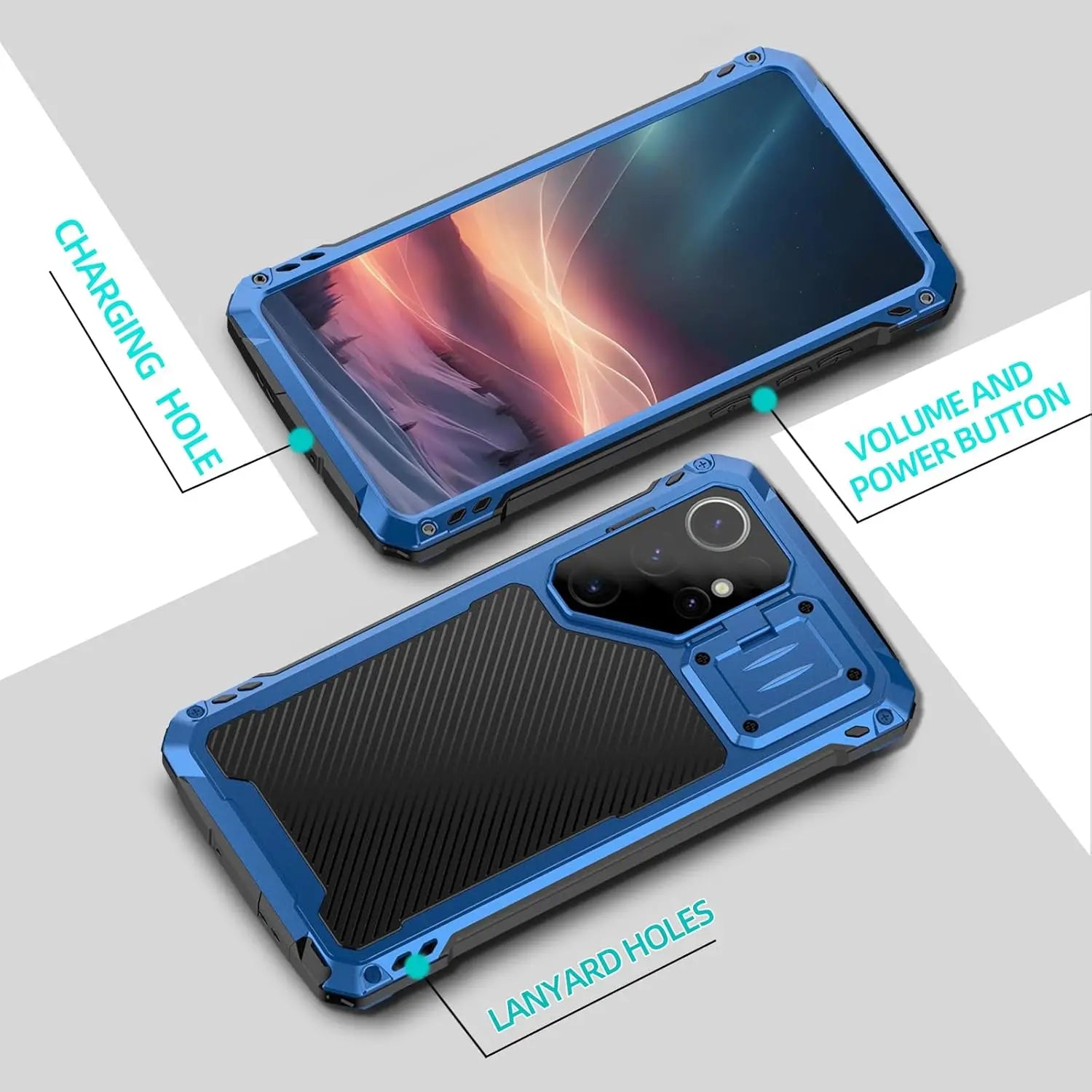 Aluminium Rüstungshülle für Samsung S25 Ultra Edge