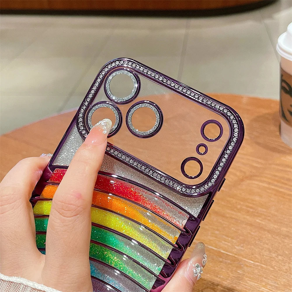 Glitzer Diamond Quicksand Hülle für iPhone 17 Air