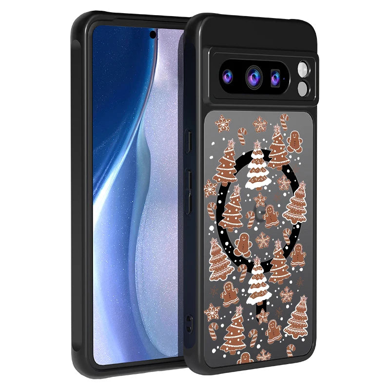 Weihnachtliche TPU-Handyhülle mit Schneemann und Tannenbaum