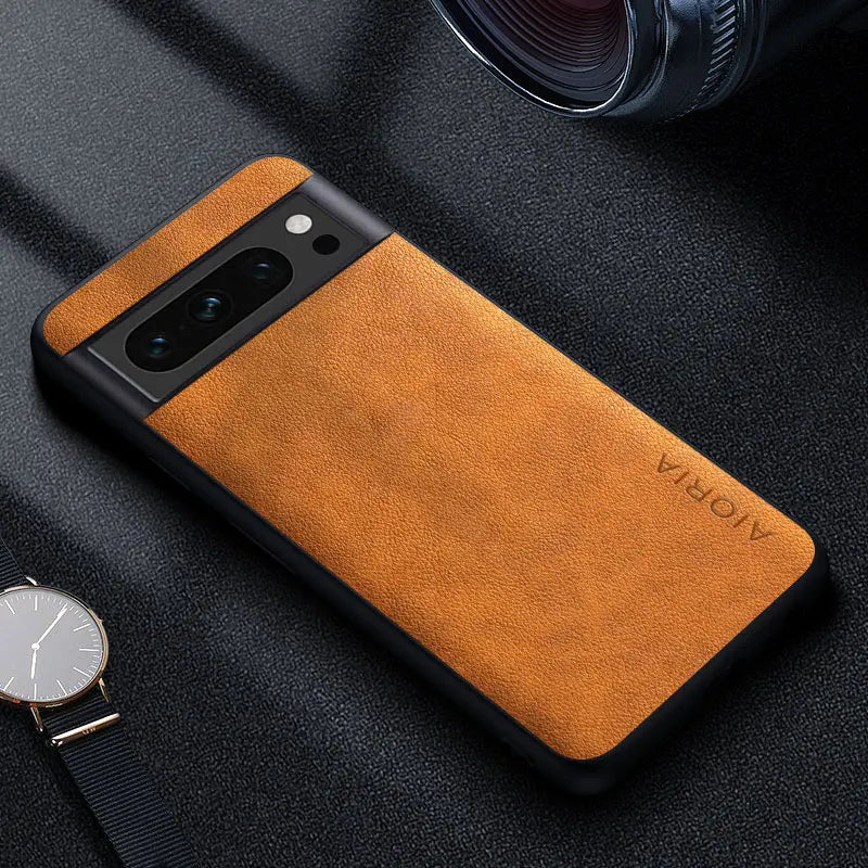 Premium Lederhülle für Google Pixel