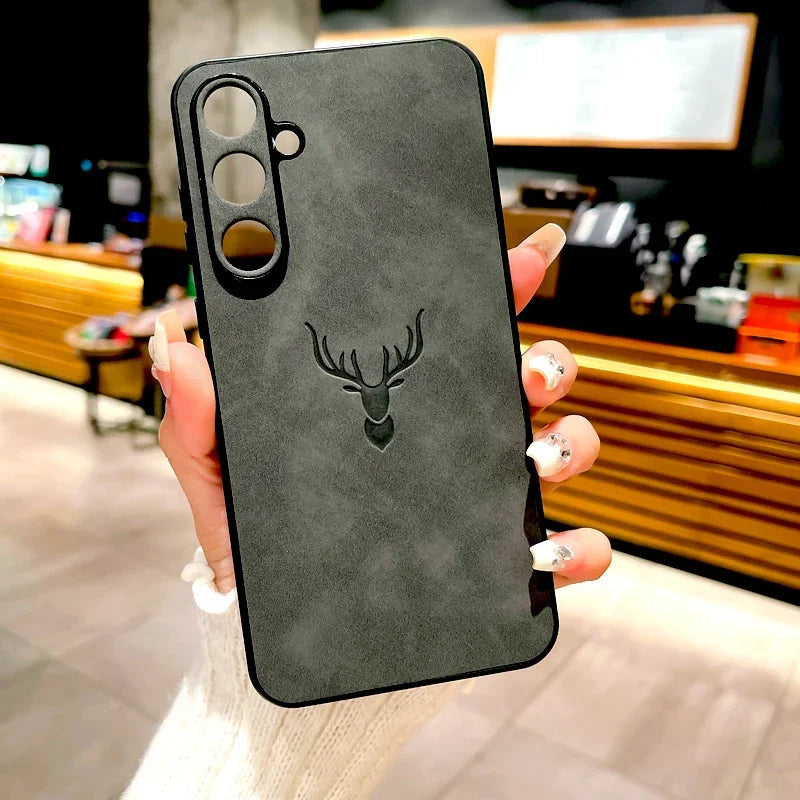 Retro Leder Handyhülle für Samsung Galaxy Modelle