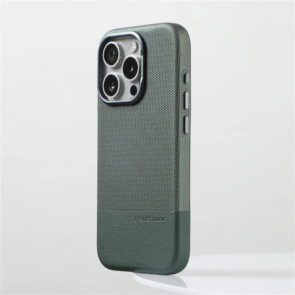 Business Lederhülle mit Magnet für iPhone 17 Serie