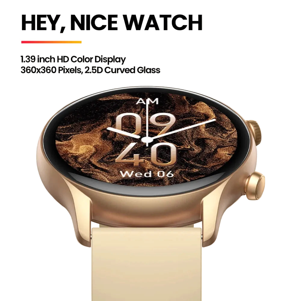 Smartwatch Btalk 3 Plus Anrufe per Sprache & 24h Fitness Tracking