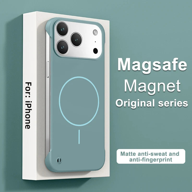 Rahmenlose magnetische Hülle für iPhone 17 Magsafe