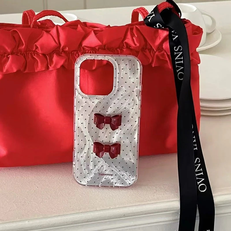 3D Blinkende Schleifen-Hülle für iPhone 17 Pro Max