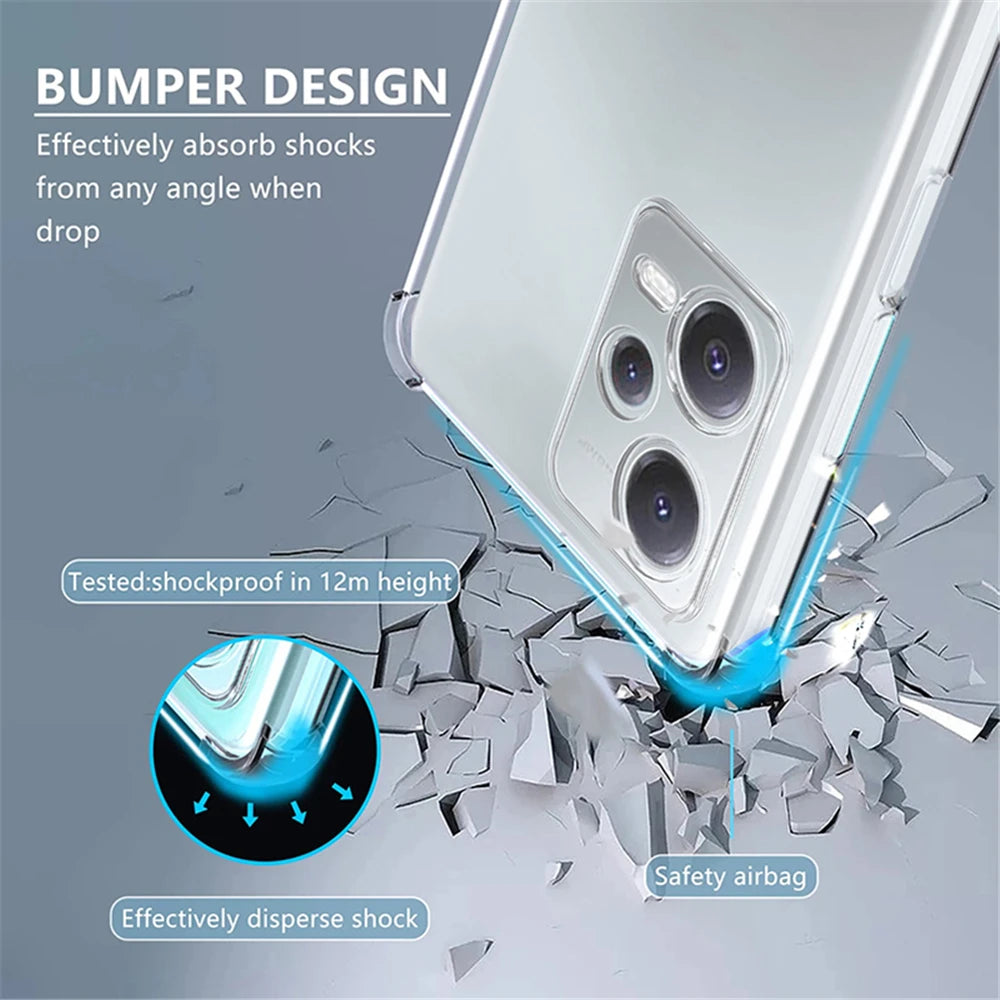 Transparente Stoßfeste Hülle Redmi 13