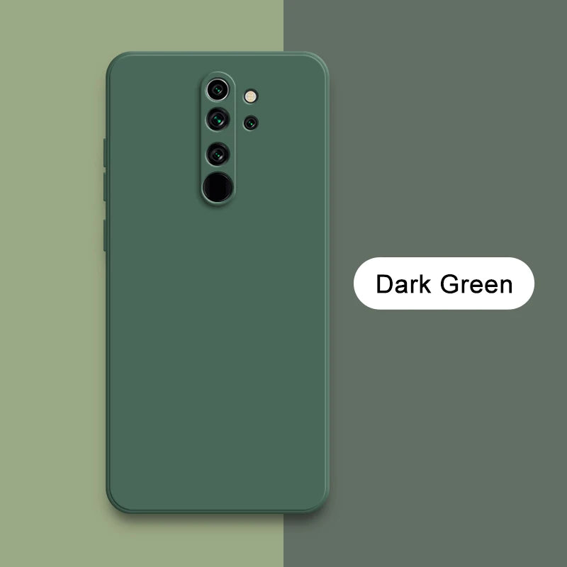 Quadratische Silikonhülle Redmi Note 8 Pro