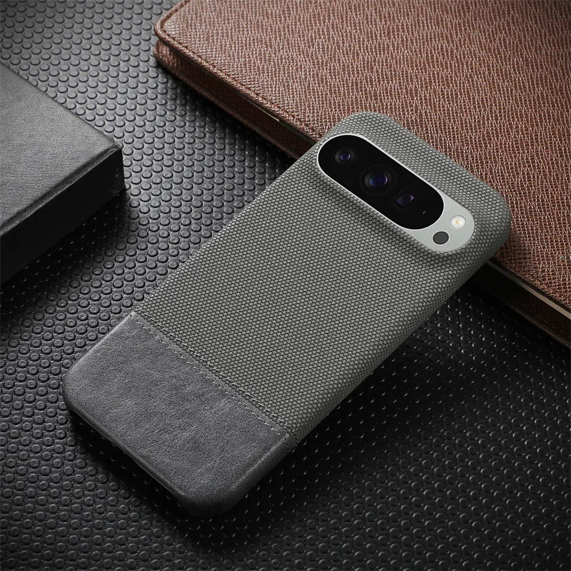 Matte linen leather case for Pixel