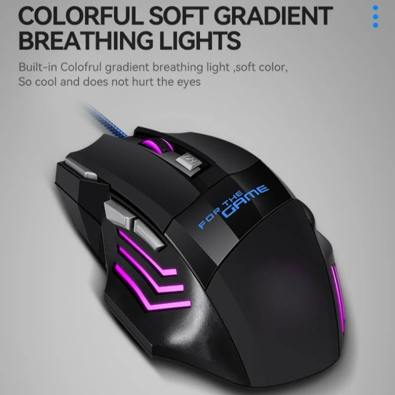 Ergonomische G6 USB Gaming-Maus mit 7 Tasten