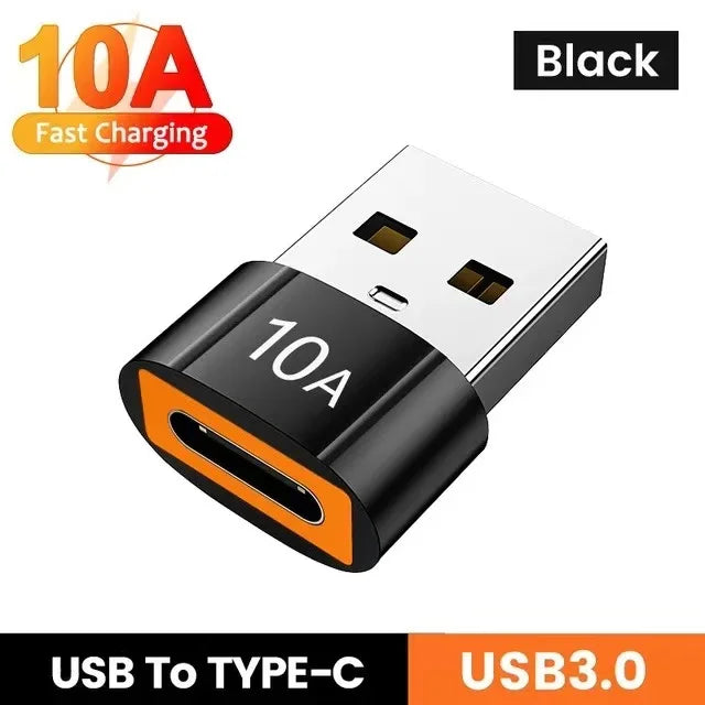 USB-zu-Typ-C Adapter 10A OTG Konverter