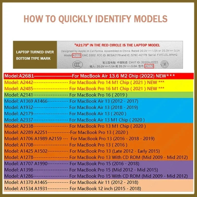 Housse mate pour ordinateur portable MacBook M3 M4