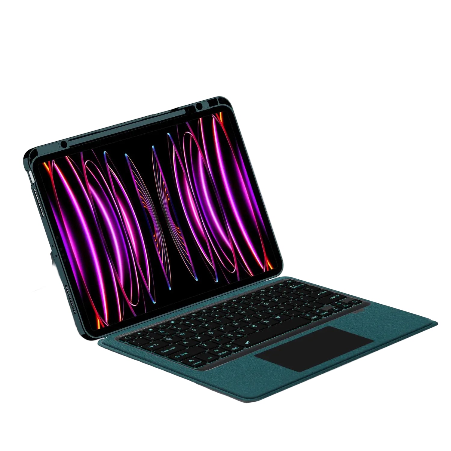 Tastatur mit Hintergrundbeleuchtung für iPad Pro & Air Hülle 11–13 Zoll