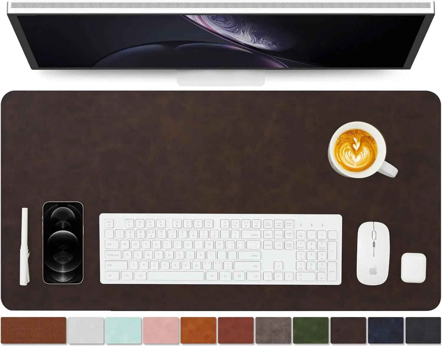 YSAGI Leder Schreibtischmatte PU