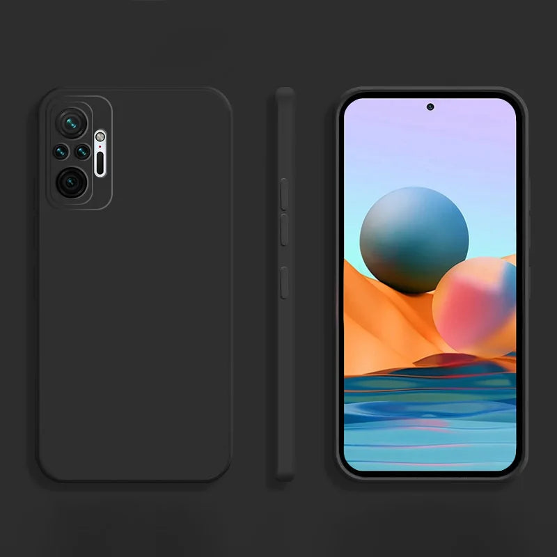 Quadratische Silikonhülle Redmi Note 10 Pro