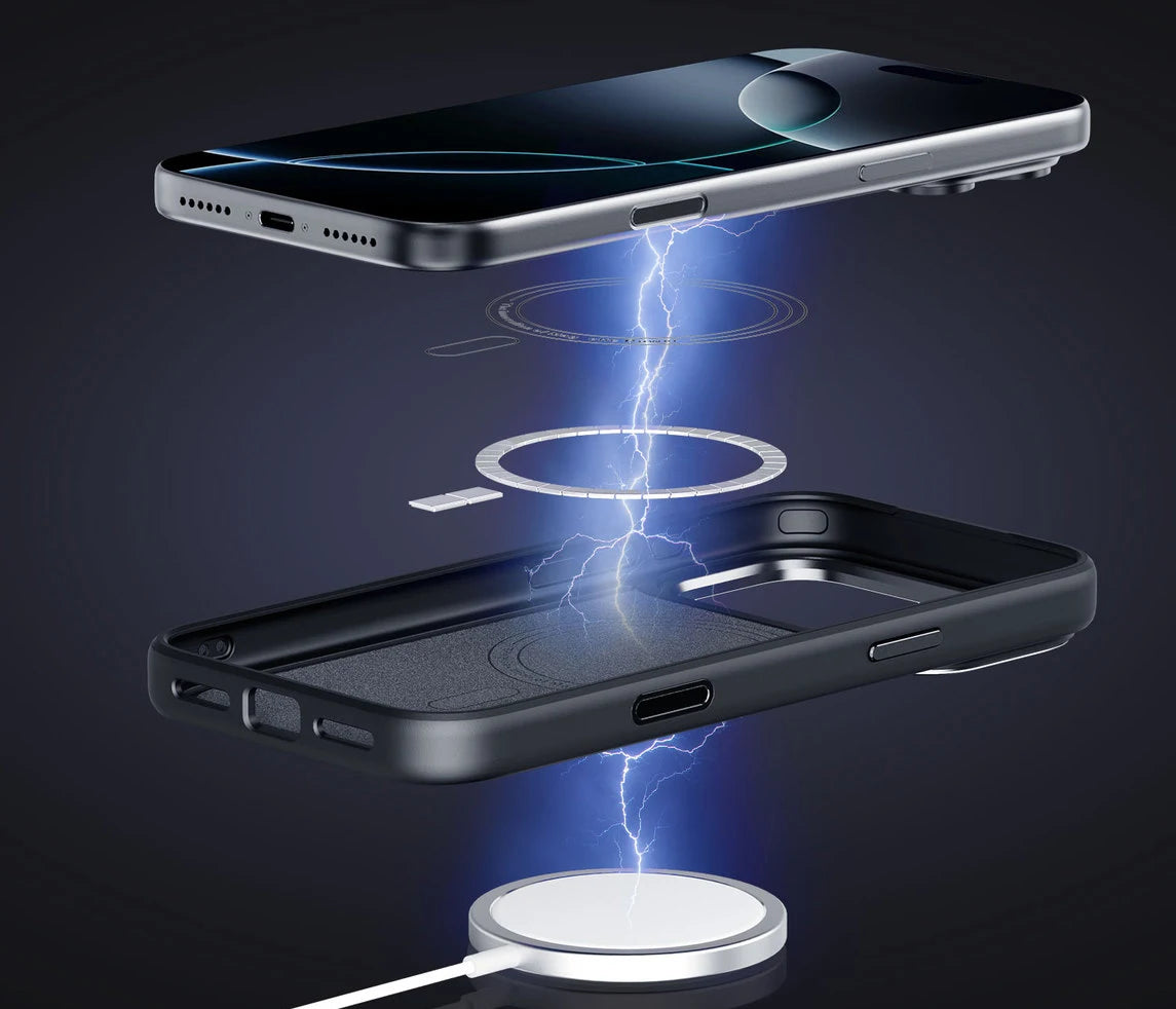 Kevlar Aramidfaser Hülle für iPhone 17 Pro Magnet