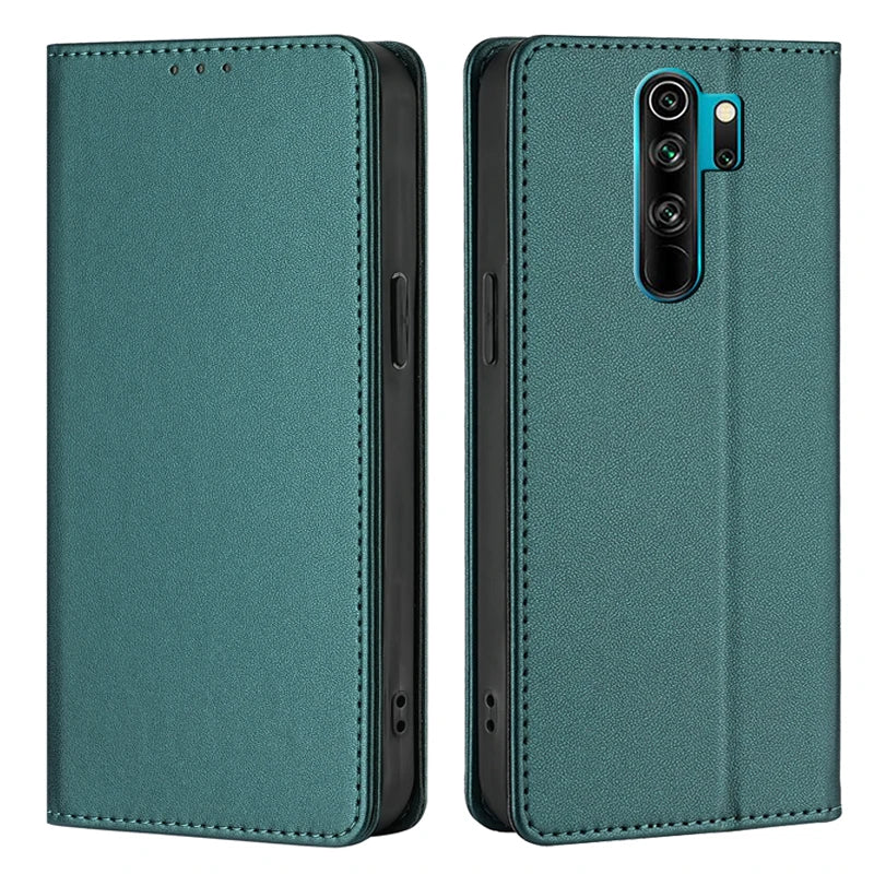 Étui en cuir de luxe avec fente pour carte Xiaomi