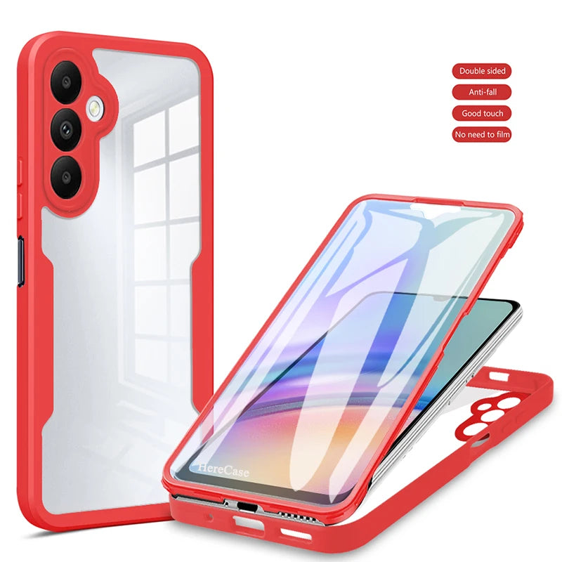 Coque 360° avec protection d'écran pour Galaxy série A