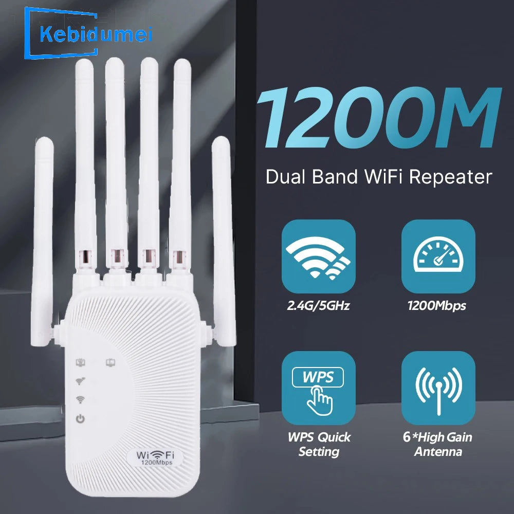 Dualband WLAN Repeater 1200Mbps Langstrecke
