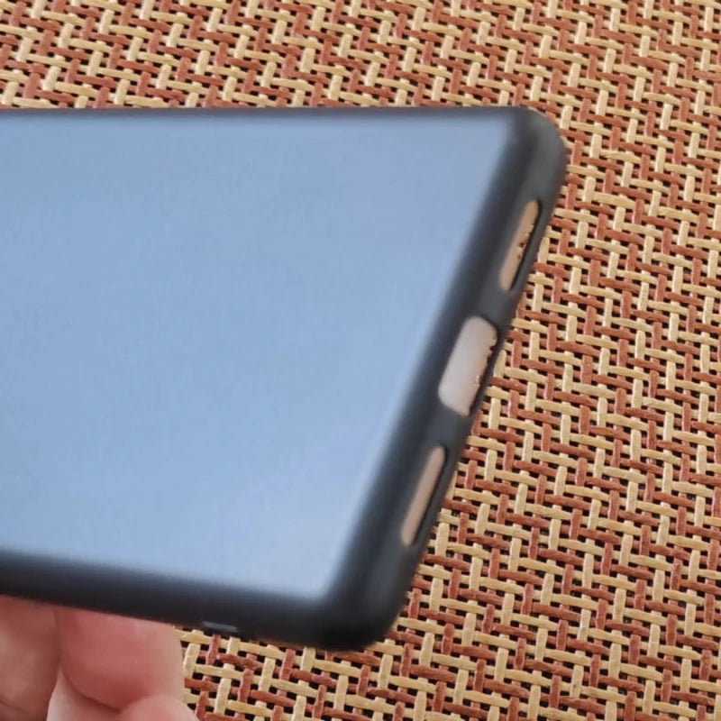 Coque en silicone TPU pour Pixel 7 Pro, noir mat