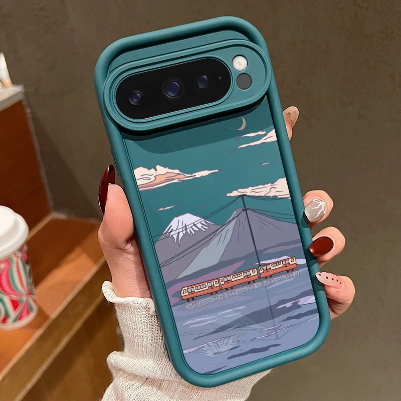 Landschaft TPU Hülle für Pixel 9/8/7