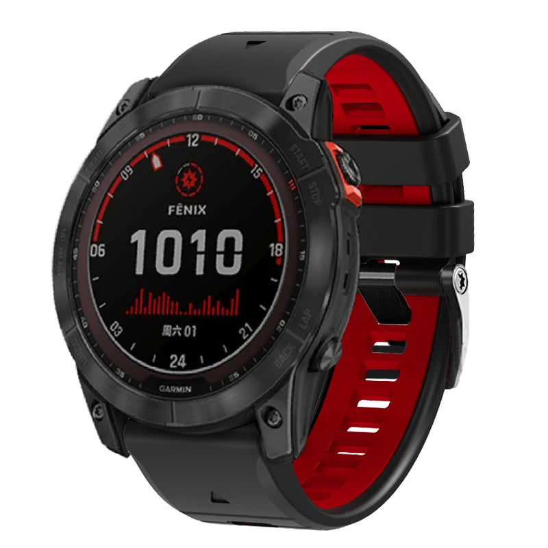 QuickFit 22/26mm Silikonarmband für Garmin MARQ