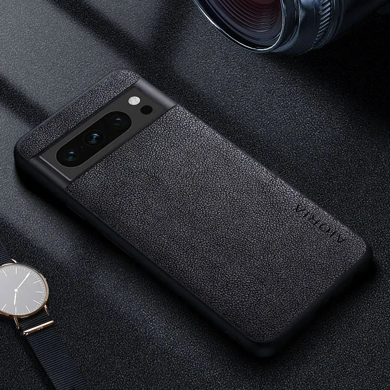 Premium Lederhülle für Google Pixel