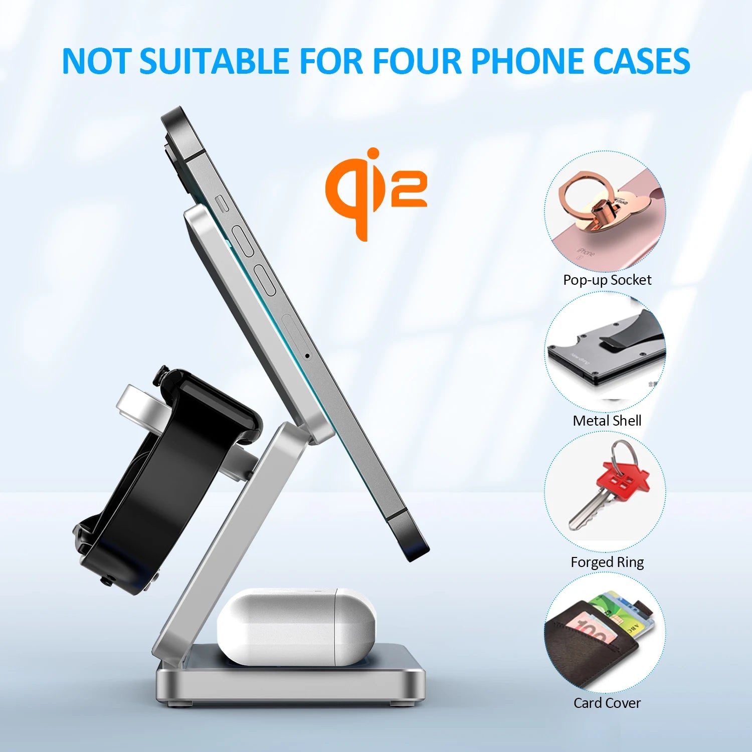 3-in-1 15W Magnetisches Ladegerät für iPhone & Apple